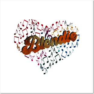 Colorful Heart Tone-Blondie Posters and Art